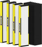 4 Pack FLT5000 True HEPA Replacement Filter C for AC5000, AC5000E, AC5250PT, AC5350B, AC5350BCA, AC5350W, AC5300B, CDAP5500B, AP2800CA