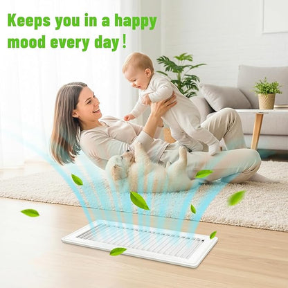 Air Vent Filters, 10 Pcs Floor Vent Register Filters - 4"x10"White, Air Register Vent Filters for Home,Trap Debris in Ventilation System