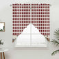 Swag Curtain Valances for Kitchen Windows,Farm Barn Western Star on Vintage Short Rod Pocket Window Valance,Red Buffalo Plaid Swag Topper for Bedroom Living Room,2 Panels 36x36in