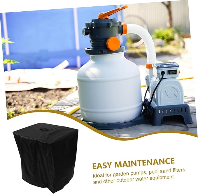 Pool Pump Cover for Outdoor Units Filter for Garden and Pool Equipment Easy to Install