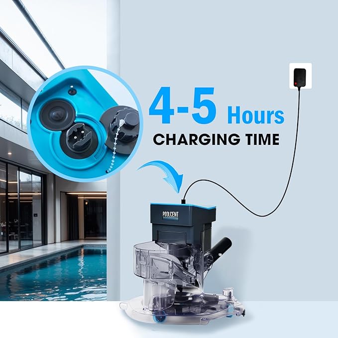 Cordless Rechargeable Pool Leaf Vacuum, Ultra Strong Suction, 3 in 1 Cleaning Solution – Deep, Shallow & Surface Skimmer, for Above Ground Pools & In Ground Pools