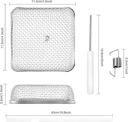 SVNR 1 Pack Flying Insect Screen for RV Refrigerator Vents, 4.5" x 4.5" x 1.4", Camper RV Furnace Vent Screen Accessories.