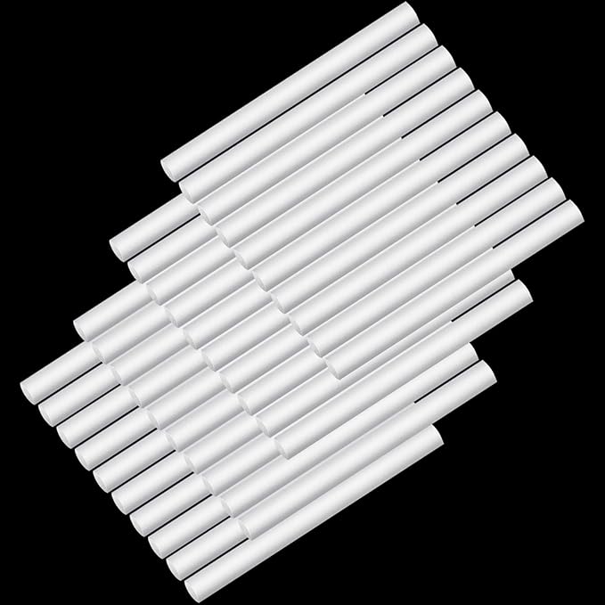 40 Pieces Humidifier Filter Cotton Refill Travel Mini Humidifier Filters Sticks Car Filters Replacement Parts for Portable Personal USB Powered Smart H20 in Office Bedroom(2.75 Inch)