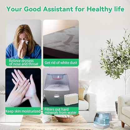 kakofaci 6 Pack WF813 Humidifier Filters Replacement Compatible with Equate EQWF813 PCWF813 Relion RCM832 RCM-832N Protec RWF813 EQ-2119-UL PCCM-832N Cool Mist Humidifiers Wick Filter