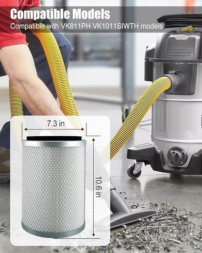 Filter Assembly with Pre-filter Bag Compatible with Models VK811PH VK1011SIWTH Replace VKHF001