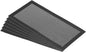 PATIKIL 4"x8" Magnetic Vent Cover, 6 Pack Floor Wall Air Registers Cover Strong Magnet Vent Screen Mesh for Blocking Hair Dust Debris, Black