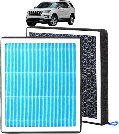 CF11176 Cabin Air Filter With Activated Carbon For Explorer 2011-2019, Taurus 2009-2019, Flex 2010-2019, Police 2013-2019