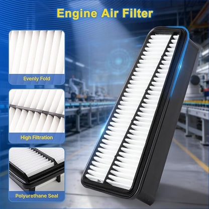 Cabin & Engine Air Filter Kit for 2005-2015 Tacoma 4.0L(Gas)