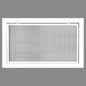 HVAC Premium 30" x 18" Cube Core Eggcrate Return Air Filter Grille for 1" Filter - Aluminum - White [Outer Dimensions: 32.5" x 20.5]