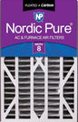 Nordic Pure 16x25x3 (Actual Size: 15 13/16 x 24 5/16 x 3) MERV 8 Plus Carbon Trion Air Bear Cub Replacement Air Filter 1 Pack