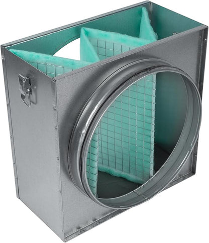 Repa Market 12" x 12" Replacement Air Filter for 10" Duct Filter Box – G3 Class Purifier Filter for Dust Collection, Lint Trap – Air Purifier – HVAC Ventilation System Filters, Home Improvement