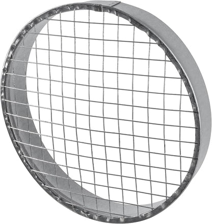 Repa Market 8 x 8 Inch Duct Cover – Galvanized Steel Round Duct Cap with Mesh Screen – HVAC Exhaust or Intake Vent – Exterior Pipe Air Outlet – Spiral Ventilation Ducting Metal End Plug