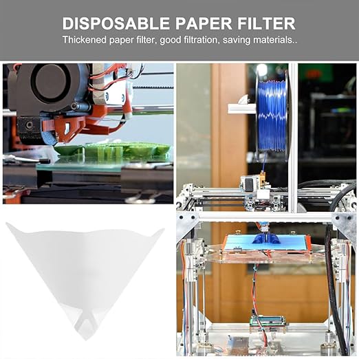 30Pcs Disposable Photosensitive Resin Strainer Funnel 3D Printer Accessories Consumable Paper Filter for SLA Resin Printing with 3pcs (10Pcs Each)