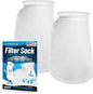 Aquatic Experts 4 inch Ring 100 Micron Felt Filter Sock - Filter Socks for Saltwater Aquarium, Sump Filter Sock, Freshwater Aquarium Socks, Reef Filter Sock (4"x8", 2 Pack)