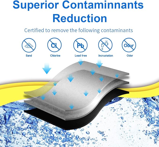 EXCELPURE RWF6100A Refrigerator Water Filter Replacement For Bosch Ultra Clarity Pro BORPLFTR50, BORPLFTR55, 12033030, 11025825, 11032531, B36CT80SNS, B36CL80ENS, WFC100MF, WFS200MF, 3PACK