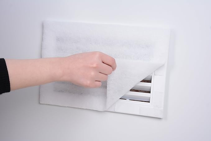 Complete Air Vent Register Filter Set Cut To Fit Any Size 16" x 60" & 50" Installation Tape, Electrostatic Fabric. Purifies Air, Helps Reduce Dust From Ducts, AC Furnace System