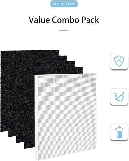 C535 Replacement Filter A Kit Compatible with Winix C535, 5300-2, P300, 5300, Repalce 115115, 1-Pack