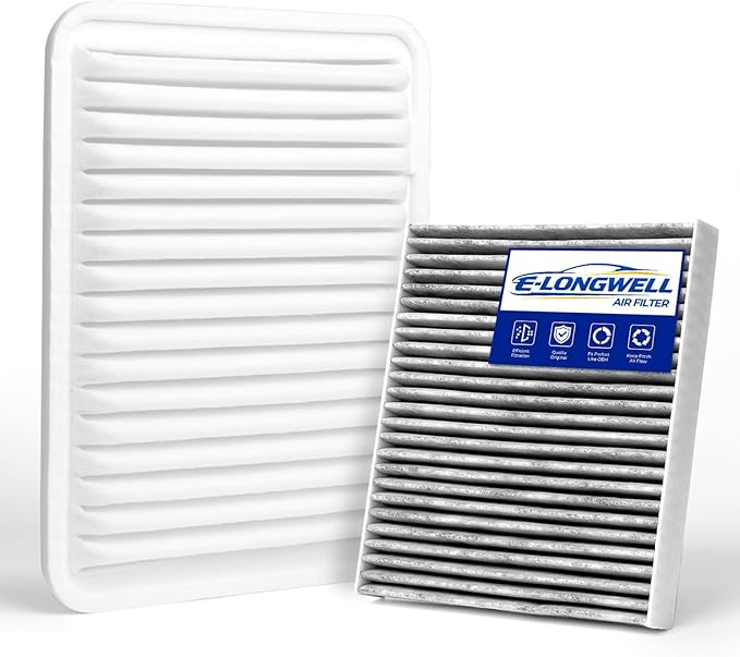 Cabin & Engine Air Filter Kit Fits L4-2.7L Tacoma 2005-2023