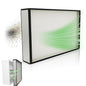 FFU H14 HEPA Filter Replacement, Laminar Flow Hood Filter Replacement Kit 1 Piece, Compatible with Laminar Flow Hood FFU 46.2"x22.6",100/ISO 5, H14 HEPA Flow Hood Filter