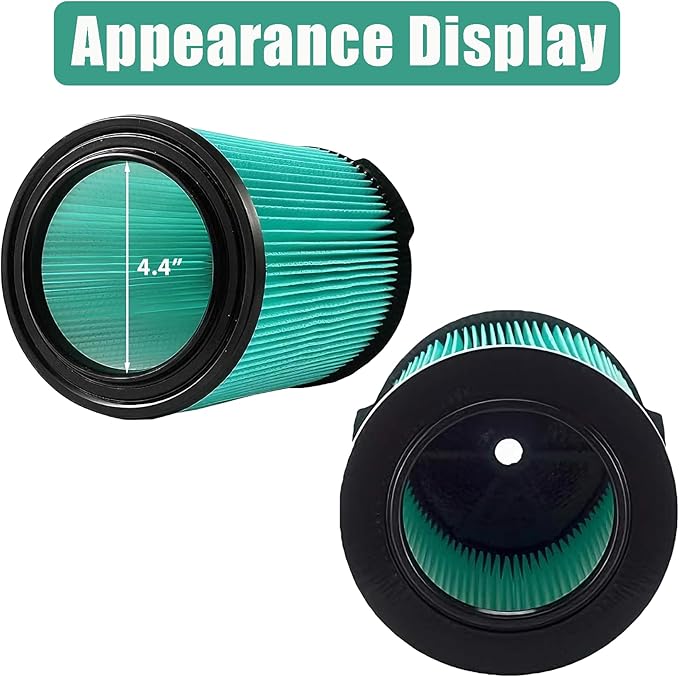 VF6000 5-Layer Replacement Filter for Rigid 5-20 Gallon Wet Dry Vacuums WD5500 WD0671 WD6425 WD7000 WD1280 WD1851 WD1680 WD1956 RV2400A 1400RV RV2600B,Fit for Husky 6-9 Gallon Vacs 1 Pack