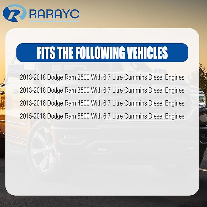 6.7L Cummins Fuel Filter Kit | Replacement for 2013-2018 Dodge Ram 2500 3500 4500 5500 6.7L | Replaces# 68197867AA 68157291AA 5083285AA Air Filter 53034051AB Cabin Air Filter 68406048AA
