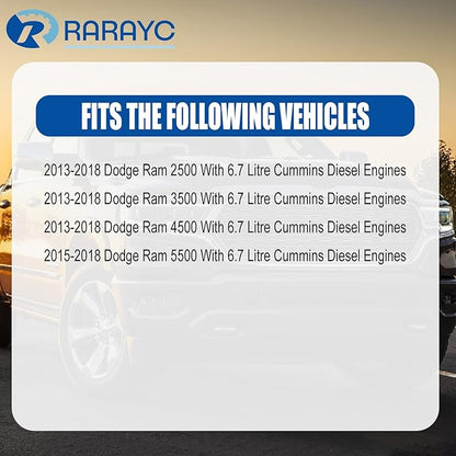 6.7L Cummins Fuel Filter Kit | Replacement for 2013-2018 Dodge Ram 2500 3500 4500 5500 6.7L | Replaces# 68197867AA 68157291AA 5083285AA Air Filter 53034051AB Cabin Air Filter 68406048AA