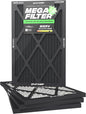 PuroAir MegaFilter - 16x25x1 Air Filter MERV 13 Activated CarbonTech Defense - Heavy Duty 3 Layer Furnace Filters Allergens, Pollen, Dust, Pet Dander, Smoke, Odors - HVAC Air Filter 16x25x1 (4-Pack)