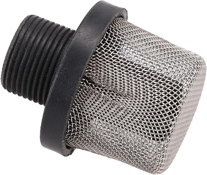 Metal Inlet Suction Strainer Mesh Filter for Sprayer Protection, Replacement Coating Debris Filter with Metal and Plastic Construction, 288716