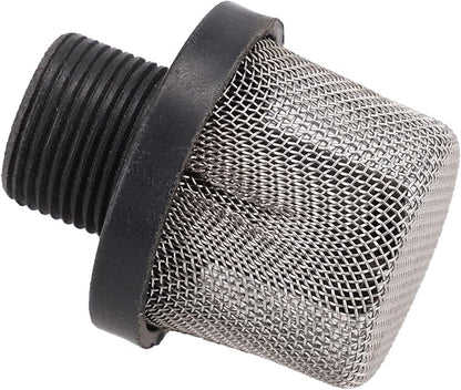 Metal Inlet Suction Strainer Mesh Filter for Sprayer Protection, Replacement Coating Debris Filter with Metal and Plastic Construction, 288716