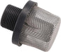 Metal Inlet Suction Strainer Mesh Filter for Sprayer Protection, Replacement Coating Debris Filter with Metal and Plastic Construction, 288716