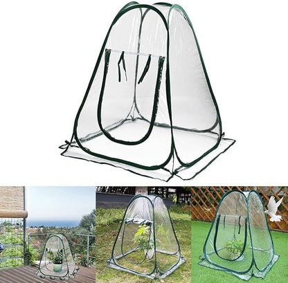 Weatherproof Portable Greenhouse Optimal Plant Growth - Ideal Indoor and Outdoor Use