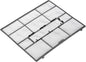 PATIKIL Air Conditioner Filter Replacement 353mm x 290mm, Plastic Air Filtering Screen with Filter Foam for HVAC, Black