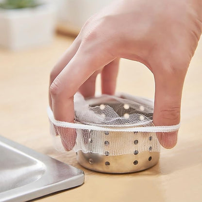 Disposable Sink Strainer Mesh Bags - Kitchen Accessories Sink Drain for Collecting Kitchen Food Waste Leftover Garbage (600)