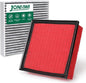 Cabin Engine Air Filter Kit CF10285, CA10741 Fit for CT200h (2011-2017), NX300h (2015-2021), Prius (2010-2015), Prius Plug-In (2012-2015), Prius V (2012-2018), RAV4 (2016-2018)