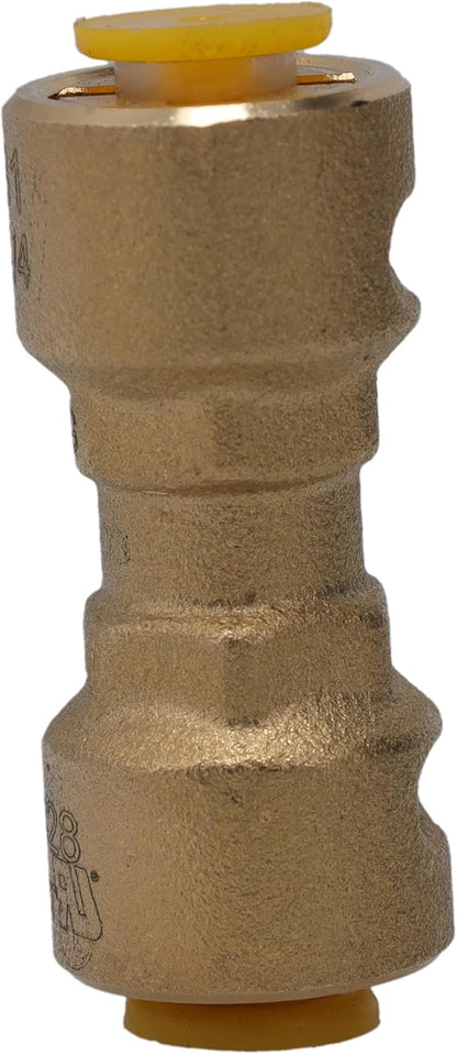 Supplying Demand SB1 1/4 Inch Quick Connect HVAC Brass Coupler Fitting