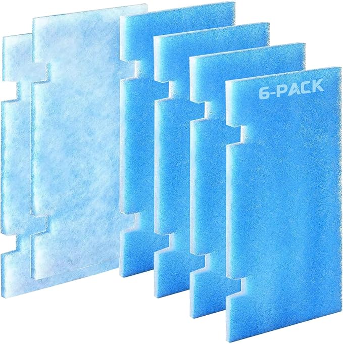6 Pack RV Air Conditioner Filters 14" X 7.5" MERV 8 Rated RV AC Replacement Filters Compatible with Dometic Duo Therm 3313107.103/3105012.003