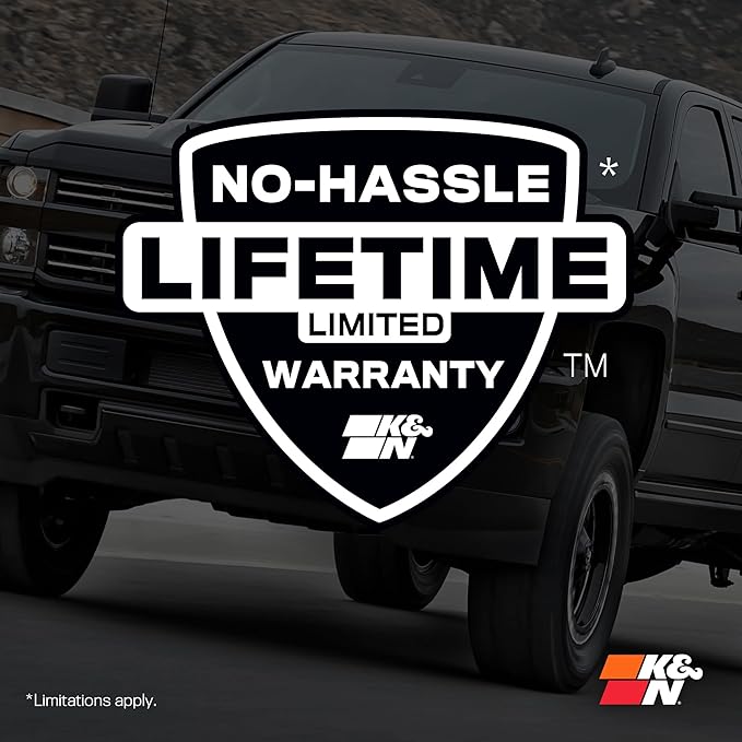 K&N Performance Diesel High-Flow Lifetime Engine Air Filter: Increase Power & Towing, Washable, Premium, Replacement Air Filter: Compatible with 2017-2019 Ford (F250, F350, F450, F550), E-0644