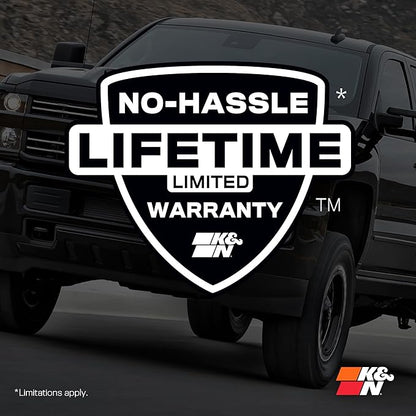 K&N Performance Diesel High-Flow Lifetime Engine Air Filter: Increase Power & Towing, Washable, Premium, Replacement Air Filter: Compatible with 2017-2019 Ford (F250, F350, F450, F550), E-0644