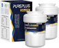 PUREPLUS NSF/ANSI 401, 53, 42 & NSF P473 Certified Replacement for HDX FMG-1, PL-100, WFC1201, PC75009, RWF1060, RWF0600A, 469991 Refrigerator Cartridge,2Pack