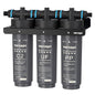 Vortopt Under Sink Water Filter,NSF Certificated Under Sink Water Filtration System,with Flow Rate of 0.53 GPM,F02-C2/UF/PP Filter for Cleaner Tap Water,Black.