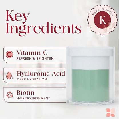 Vitamin C Shower Filter Replacement Cartridge + Shower Steamers Aromatherapy - K Beauty Skin & Hair Enhancement, Universal Water Filter Replacement for AquaBliss - Eucalyptus Scent