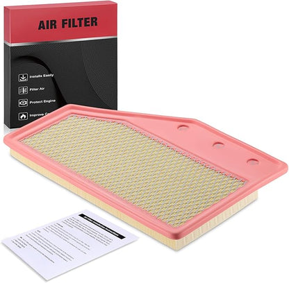 BDFHYK Engine Air Filter Compatible with Buick 2021-2022 Envision, 2018-2020 Regal Sportback/Regal TourX 2.0L l4, Compatible with Cadillac 2019 2020 2021 2022 XT4 2.0L l4, Replace# WA10419, E1538L