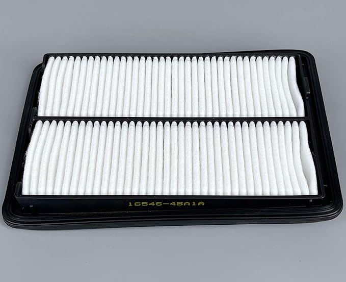 Engine Cabin Air Filter Set for Rogue 2.5L Gas (2014-2020)/ 2.0L Hybrid (2017-2019), Rogue Sport (2017-2022), Qashqai (2017-2023), Replace 16546-4BA1A, 27277-4BA0A