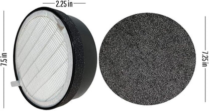 Flintar Replacement Filter, Compatible with hOmeLabs H13 Air Purifier HME020248N, 3-in-1 High-Efficiency Filter Set, 2-Pack