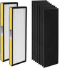 FLT4825 HEPA Filter B Replacement with G-Guardian Air Purifier Models-Replaces AC4820, AC4850,CDAP4500BAC, AC4800, AC4300 AC4900CA AC4825 AC4825E by Blutoget -2 H13 HEPA Filters 8 Carbon Pre-Filters