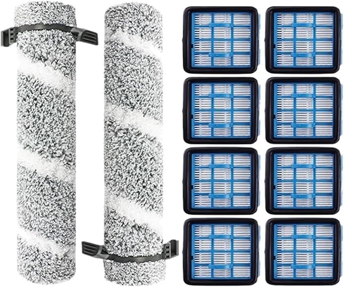 Replacement Parts ，Compatible For Bissell， 3930F 3933 V2 3999Z Floor Scrubber Roller Brush Filter Washing Vacuum Cleaner Parts(C)