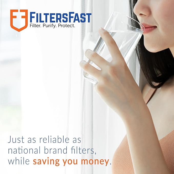 Filters Fast PH21500 Compatible Replacement for Everydrop EDR4RXD1 Filter 4, Carbon Refrigerator Cartridge for Fridge Water Dispenser