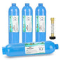 OULEME RV Water Filter, Inline Water Hose Filter for Camper, Travel Trailer, Marine, Garden, Pool, NSF Certified, Reduces Bad Taste, Odors, Chlorine, 4-Pack