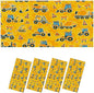 4 Pcs Fluorescent Light Covers for Ceiling Lights Construction Equipment Traffic Cones Yellow Decorative Magnets Light Filters for Office Home Classroom Must Haves 4’ x 2’