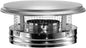 DuraVent DuraPlus 8 Inch Stainless Steel Round Chimney Cap with Triple Wall Design, Spark Arrestor Screen and Removable Screws, Silver